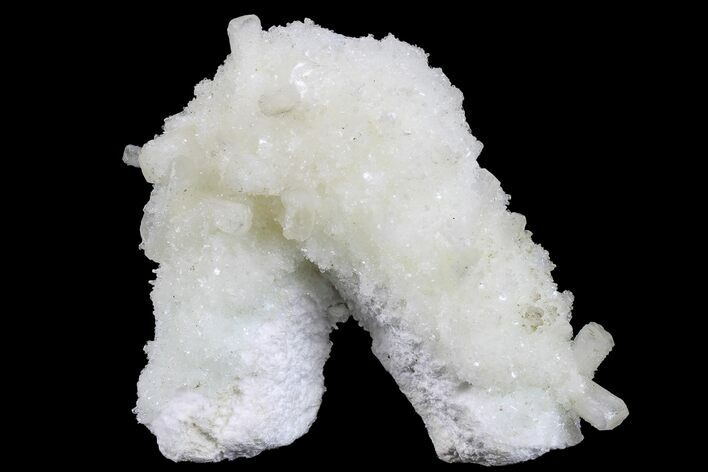 Stilbite and Apophyllite Crystals on Mordenite - India #168745